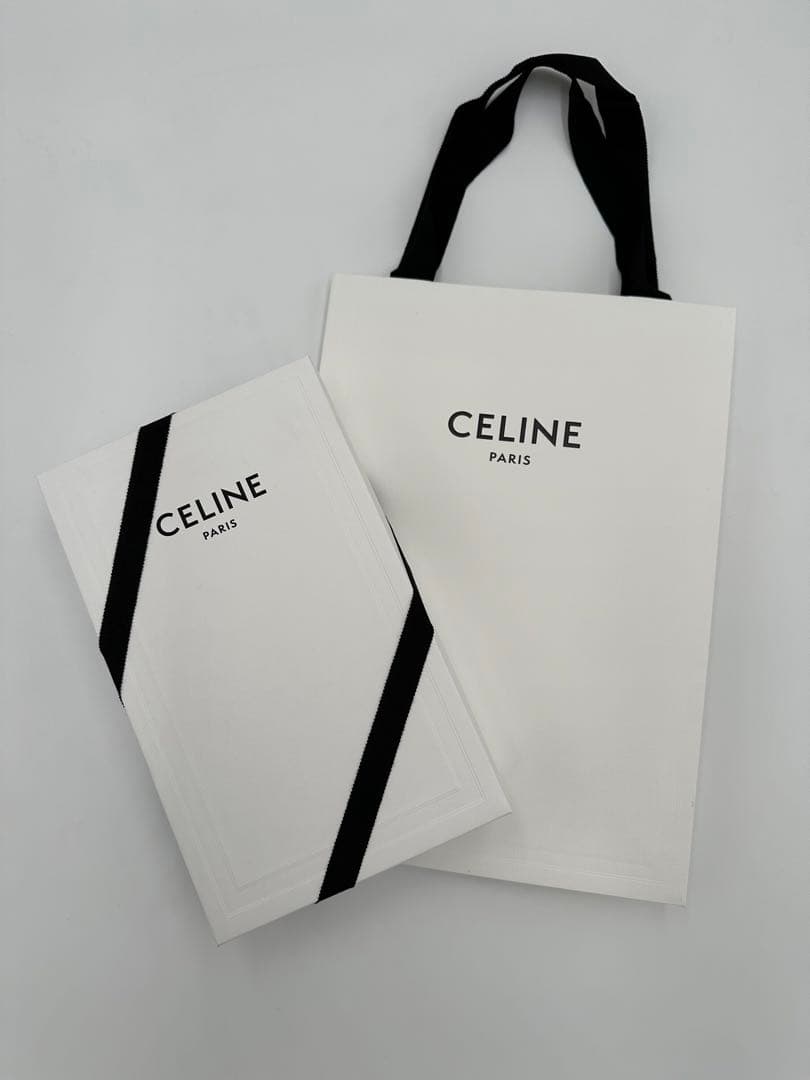 【正規店購入・付属品完備】CELINE セリーヌクロコ型押し 長財布 未使用品