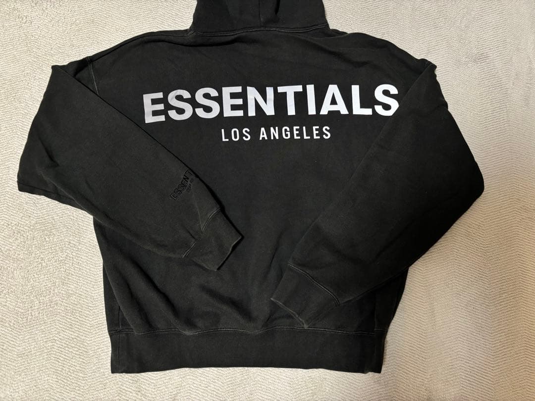 ESSENTIALS LOS ANGELES ブラックパーカー