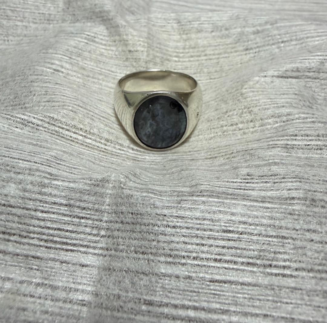 アクセサリー TOMWOOD OVAL RING LARVIKITE 56