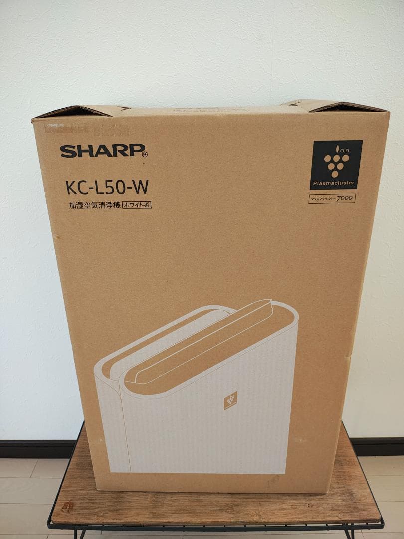 【新品未開封】SHARP 加湿空気清浄機 KC-L50-W（ホワイト）