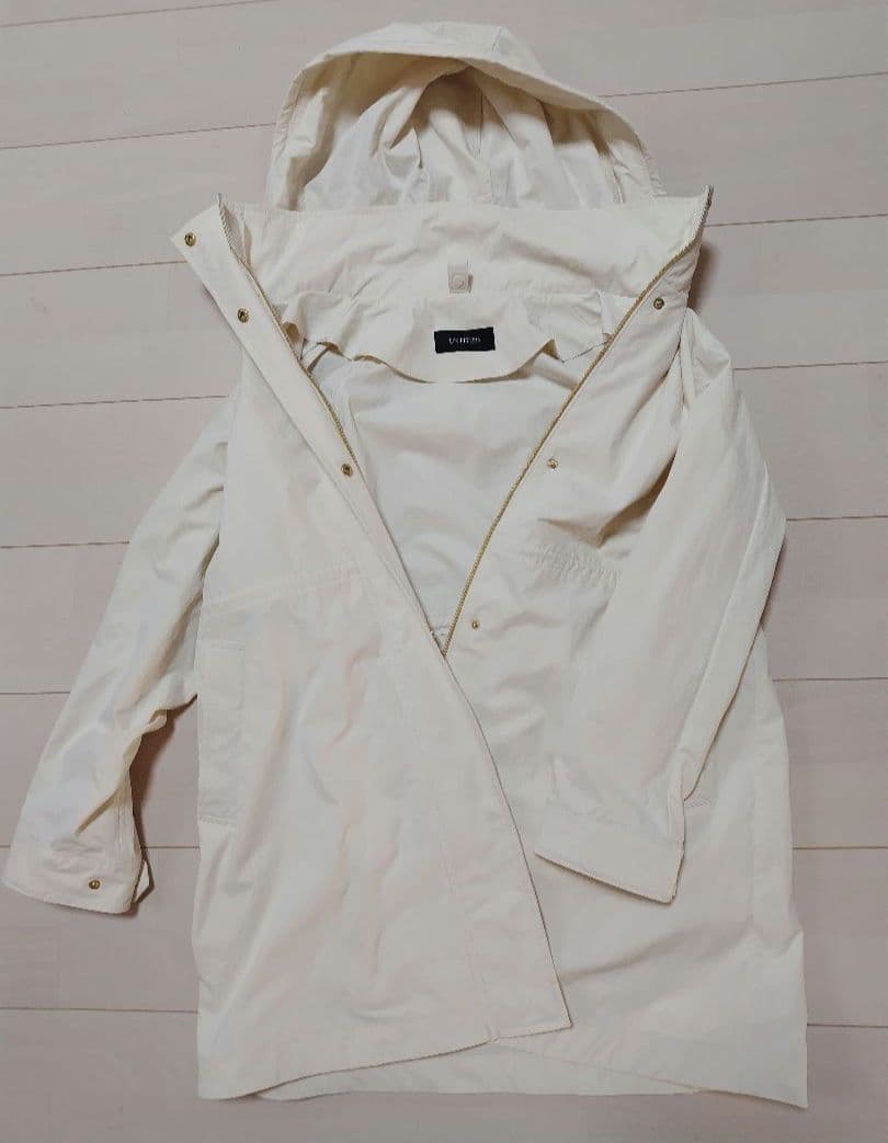 UNTITLED アンタイトル モッズコート ボアライナー付き オフホワイト