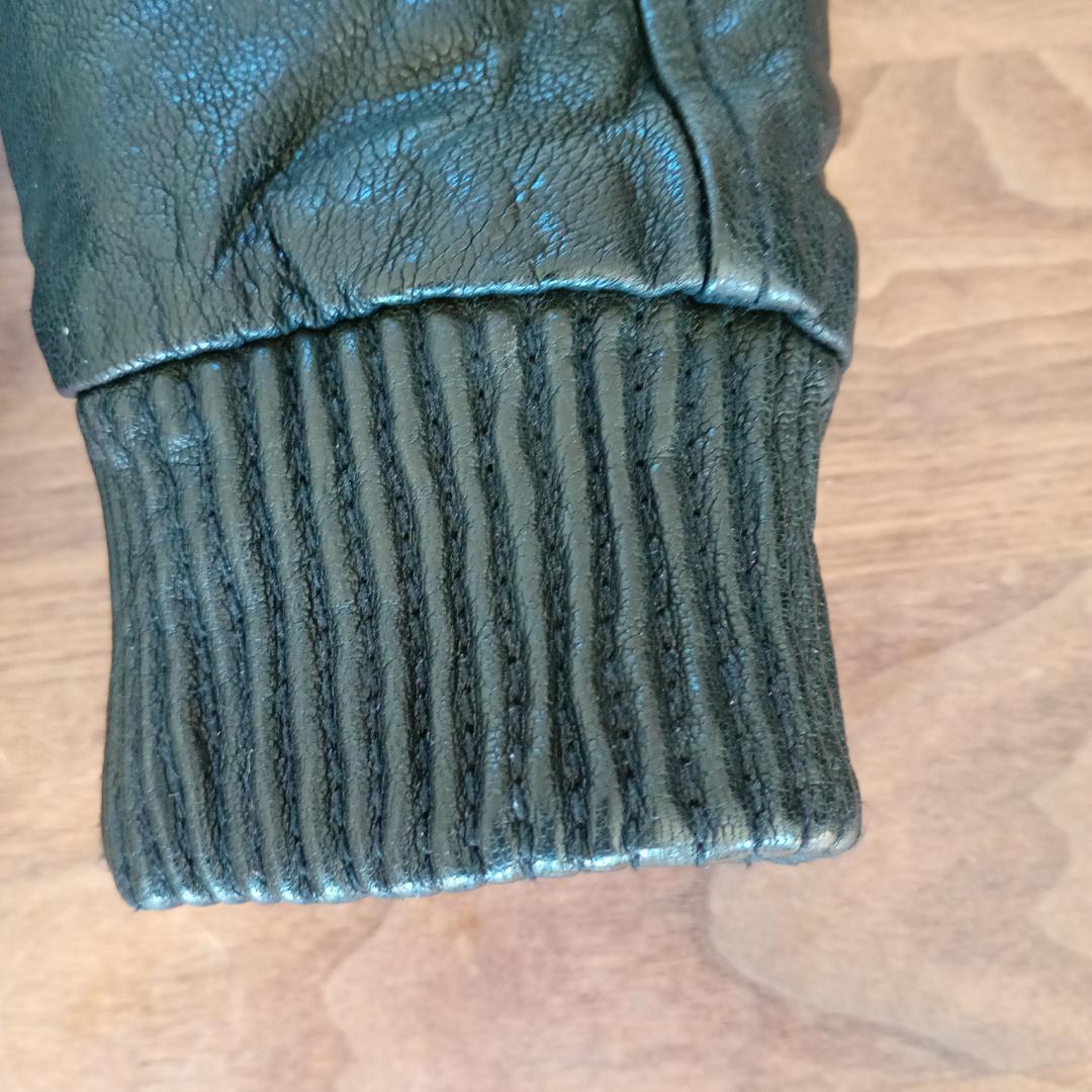 AVIREX◆レザージャケット・ブルゾン/XL/山羊革/6131016