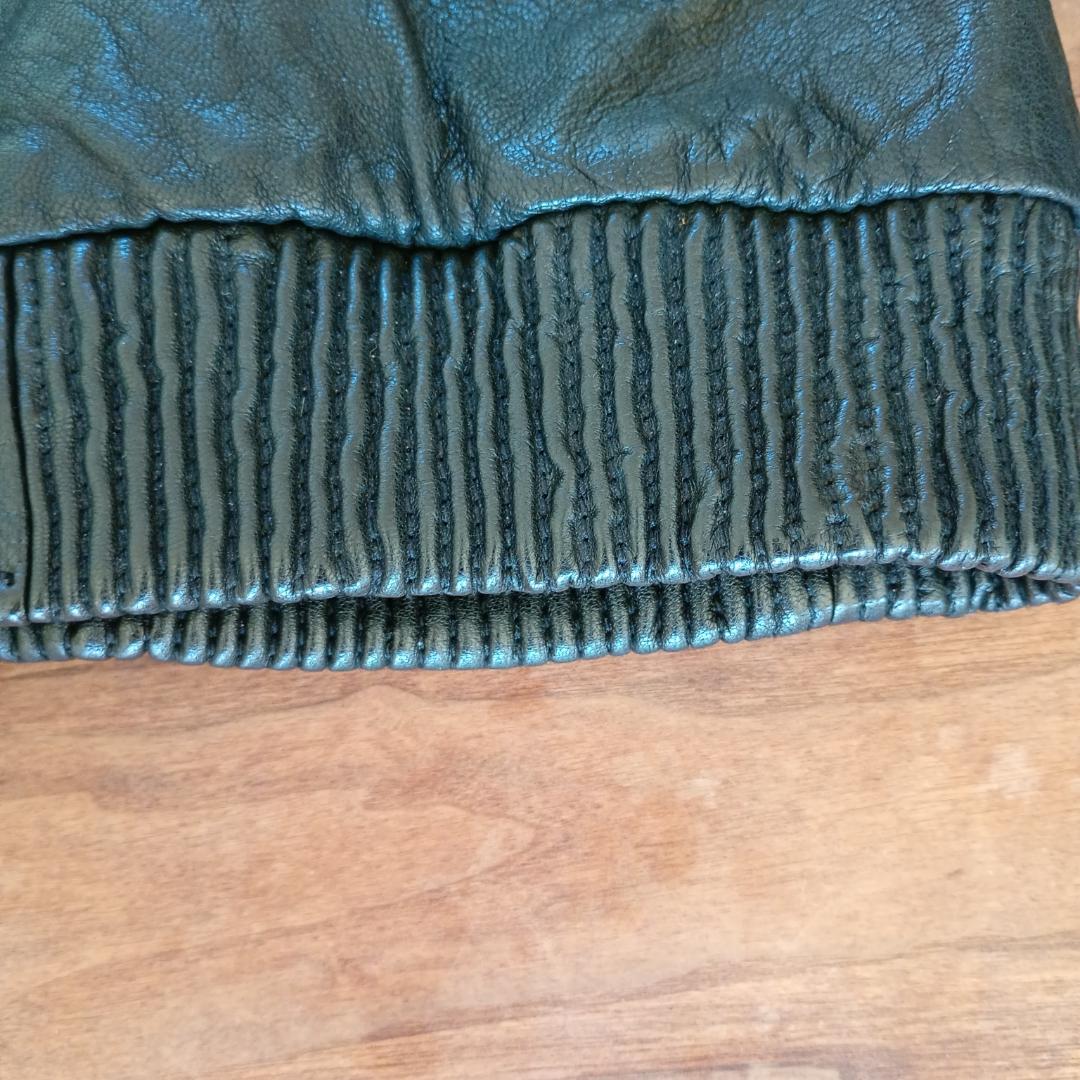 AVIREX◆レザージャケット・ブルゾン/XL/山羊革/6131016