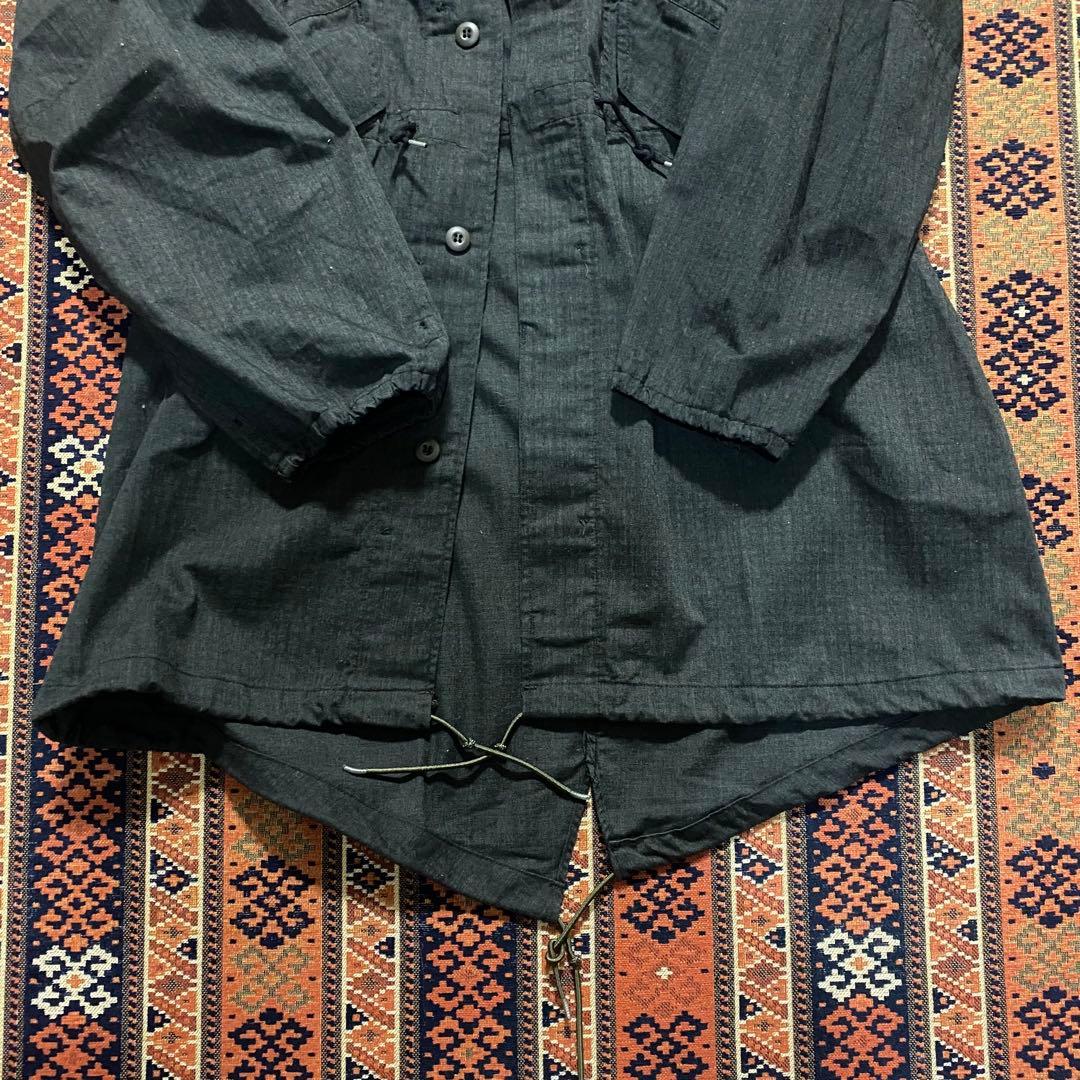 アメリカ軍 ナイトデザートカモパーカー　黒染め ブラックダイ　フィッシュテール