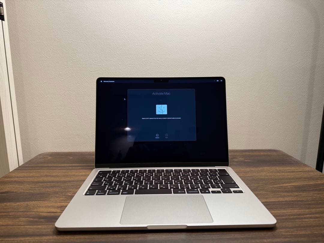 MacBookAir M4 8コアGPU/16GBメモリシルバー 2時間程使用