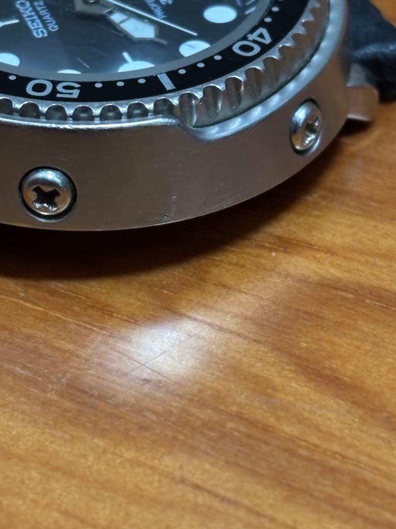 ク*ー様 セイコー ダイバーズウォッチ 　ツナ缶　7549-7010 ジャンク品