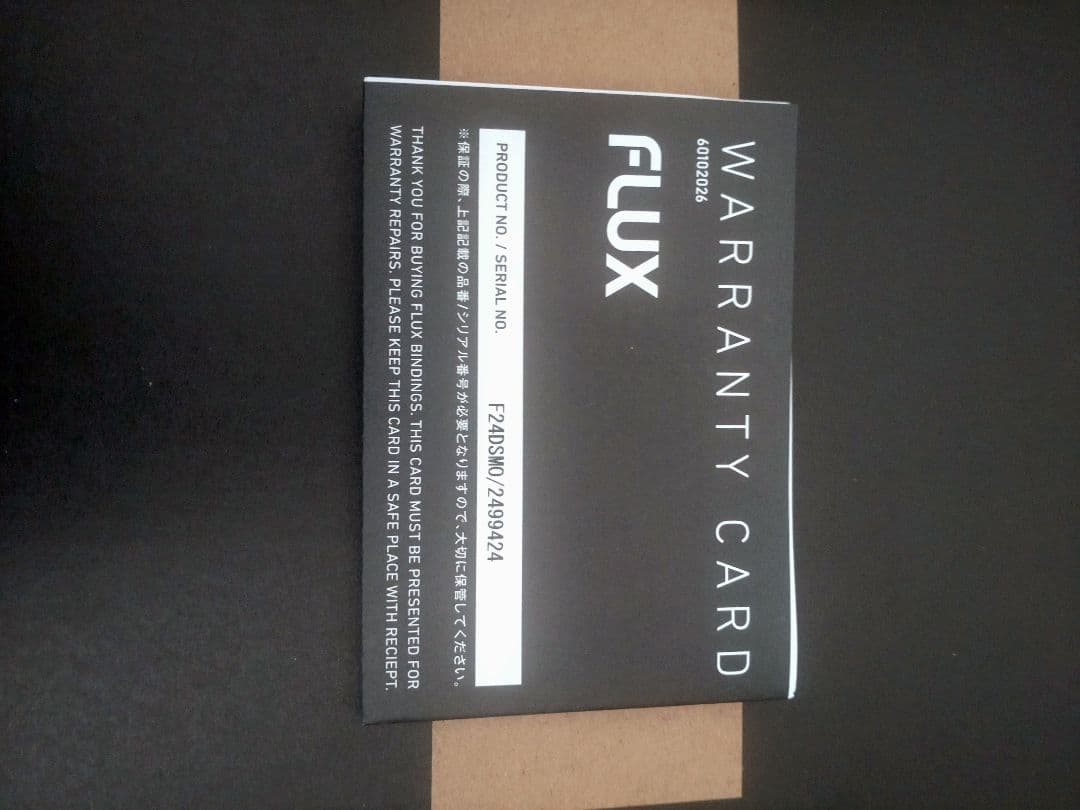 【使用2時間美品】 Mサイズ FLUX フラックス ビンディング DS