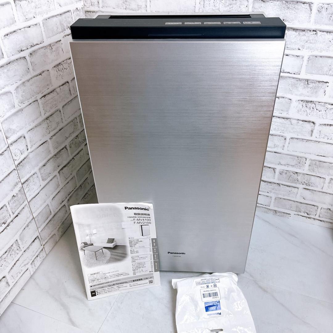 Panasonic 空間除菌脱臭機 ジアイーノ　シルバー F-MV4100-SZ