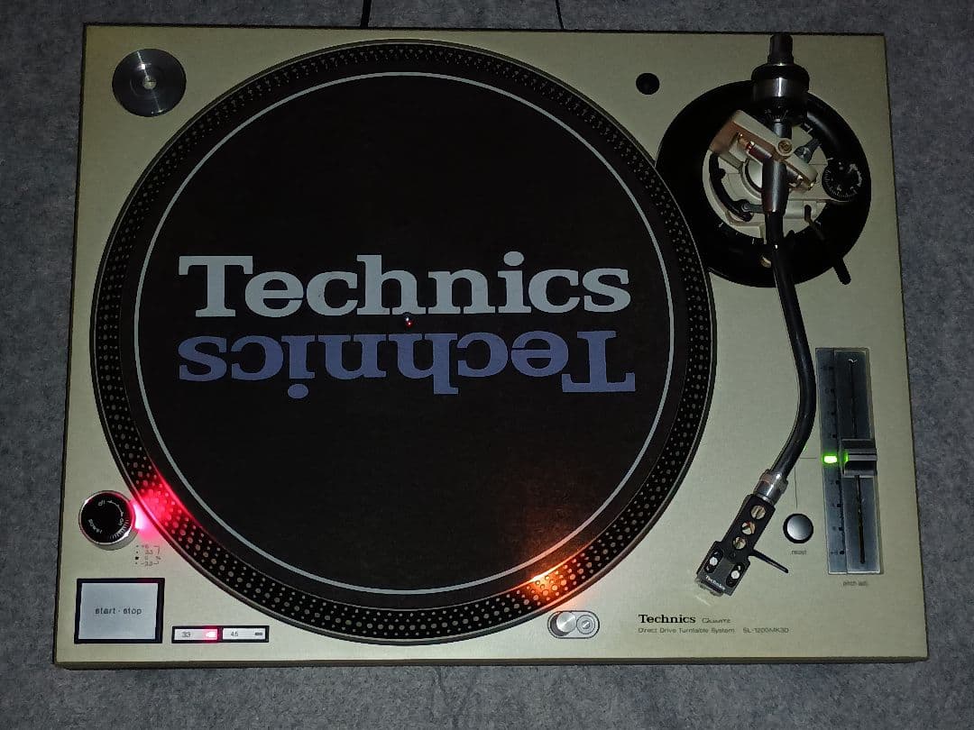 Technics SL-1200MK3D ターンテーブル カバー付き