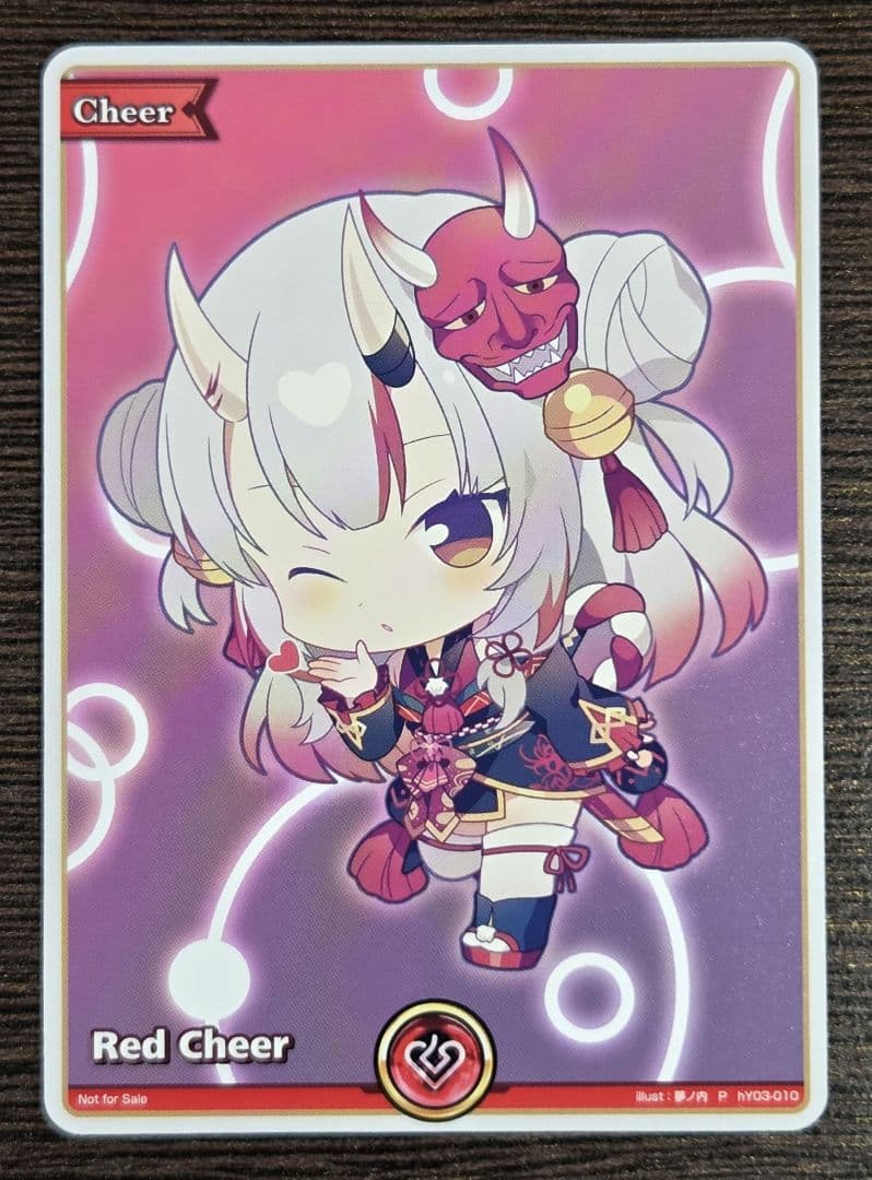 【ホロカ】赤エール 百鬼あやめ プロモ hY03-010 ホロライブ