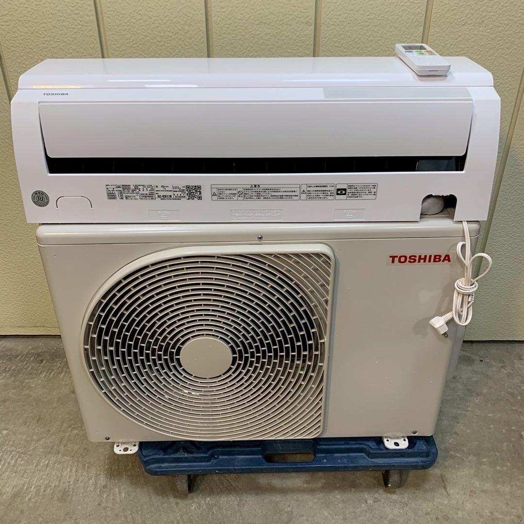 ⭕️2025年製　ピカピカ　使用感薄　東芝製エアコン　2.8kw 主に10畳用