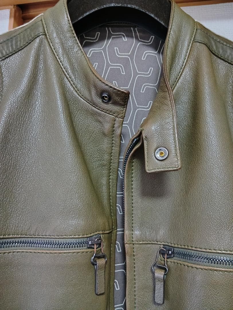 Dunhill レザーライダースジャケット