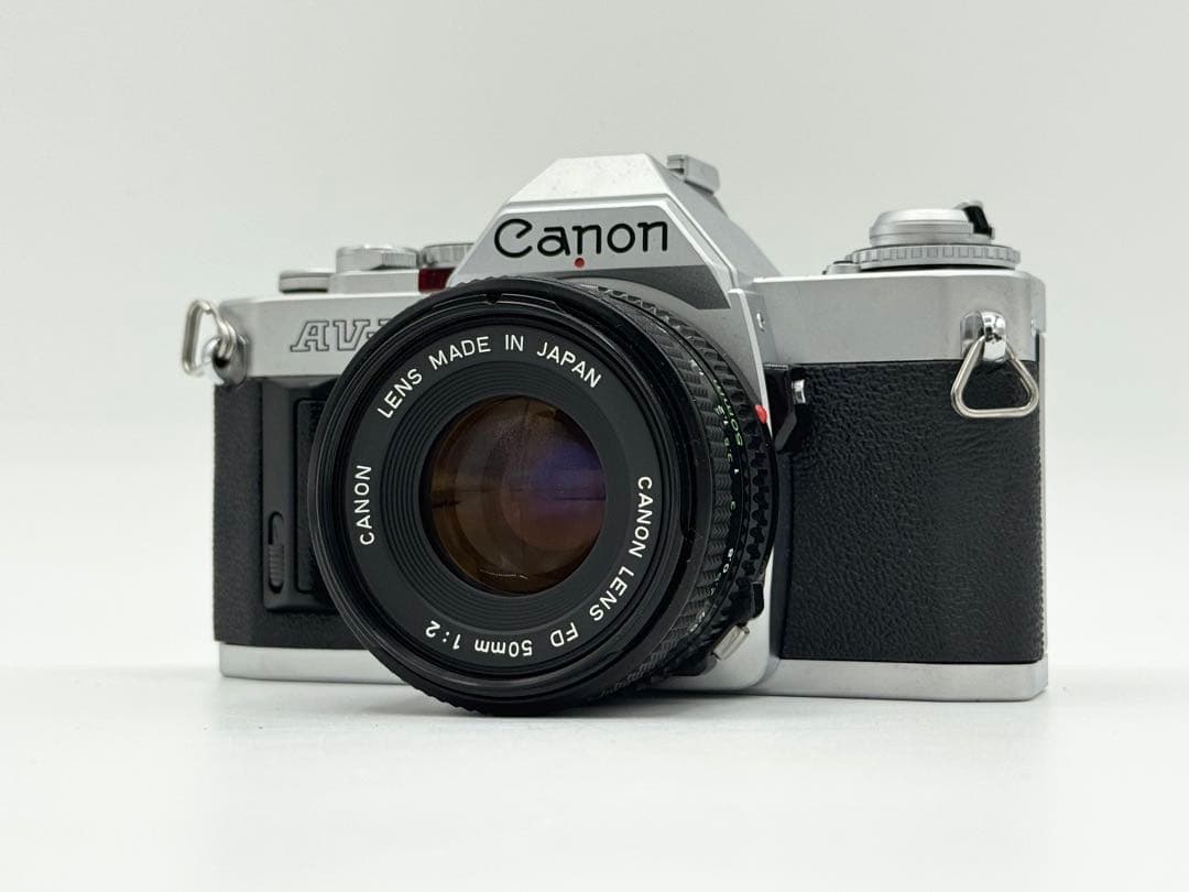 【完動品】CANON AV-1 + FD 50mm F2 一眼レフカメラ