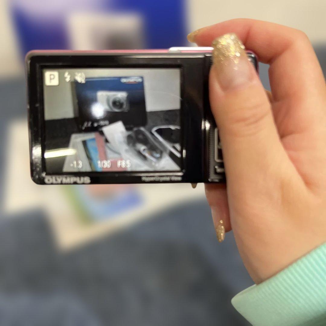 OLYMPUS μ-7010 ピンク デジタルカメラ