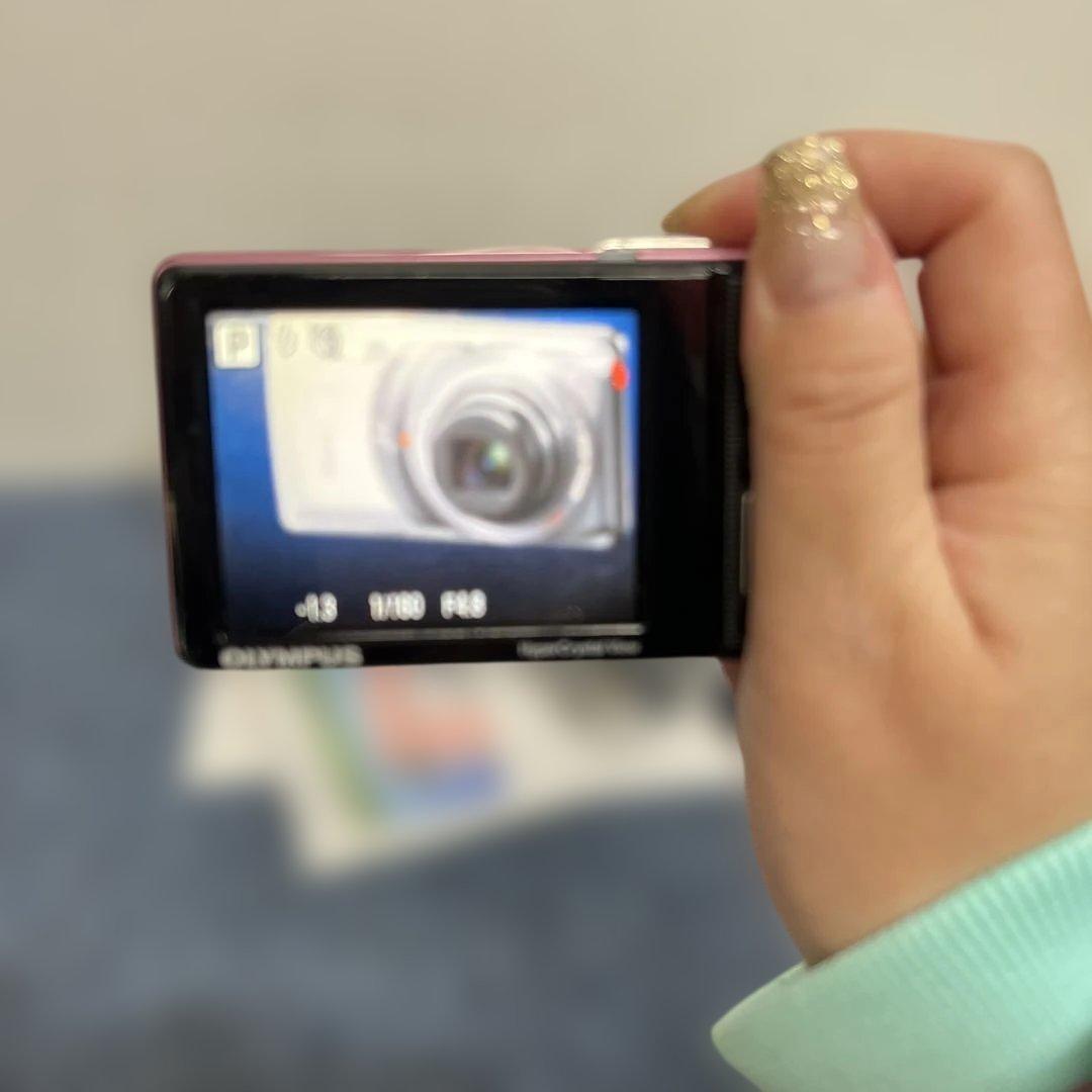 OLYMPUS μ-7010 ピンク デジタルカメラ