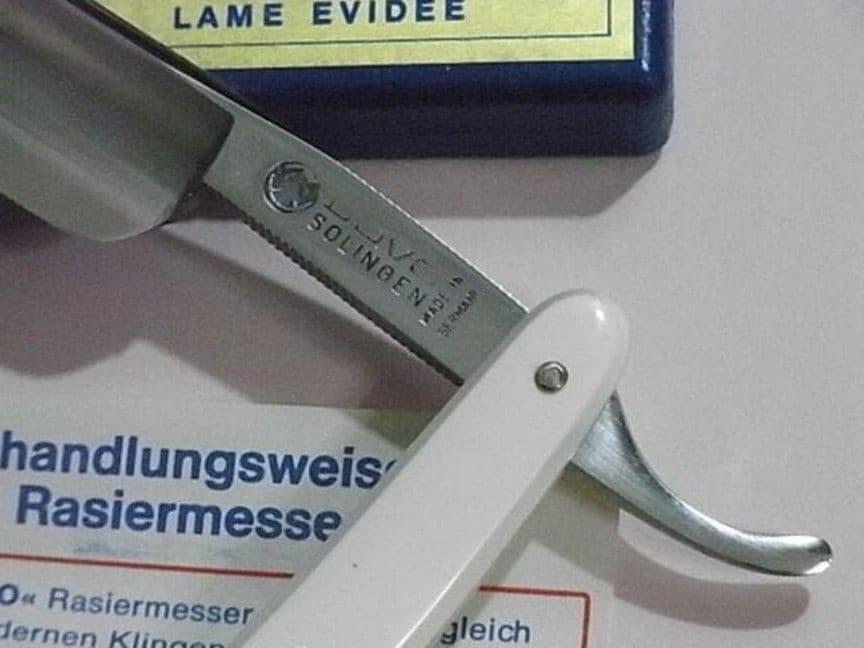 未使用 西洋剃刀 DOVO RAZOR 680 カミソリ かみそり レザー