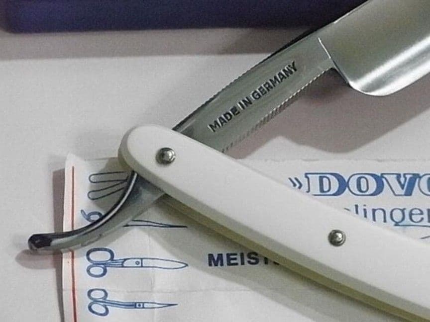 未使用 西洋剃刀 DOVO RAZOR 680 カミソリ かみそり レザー