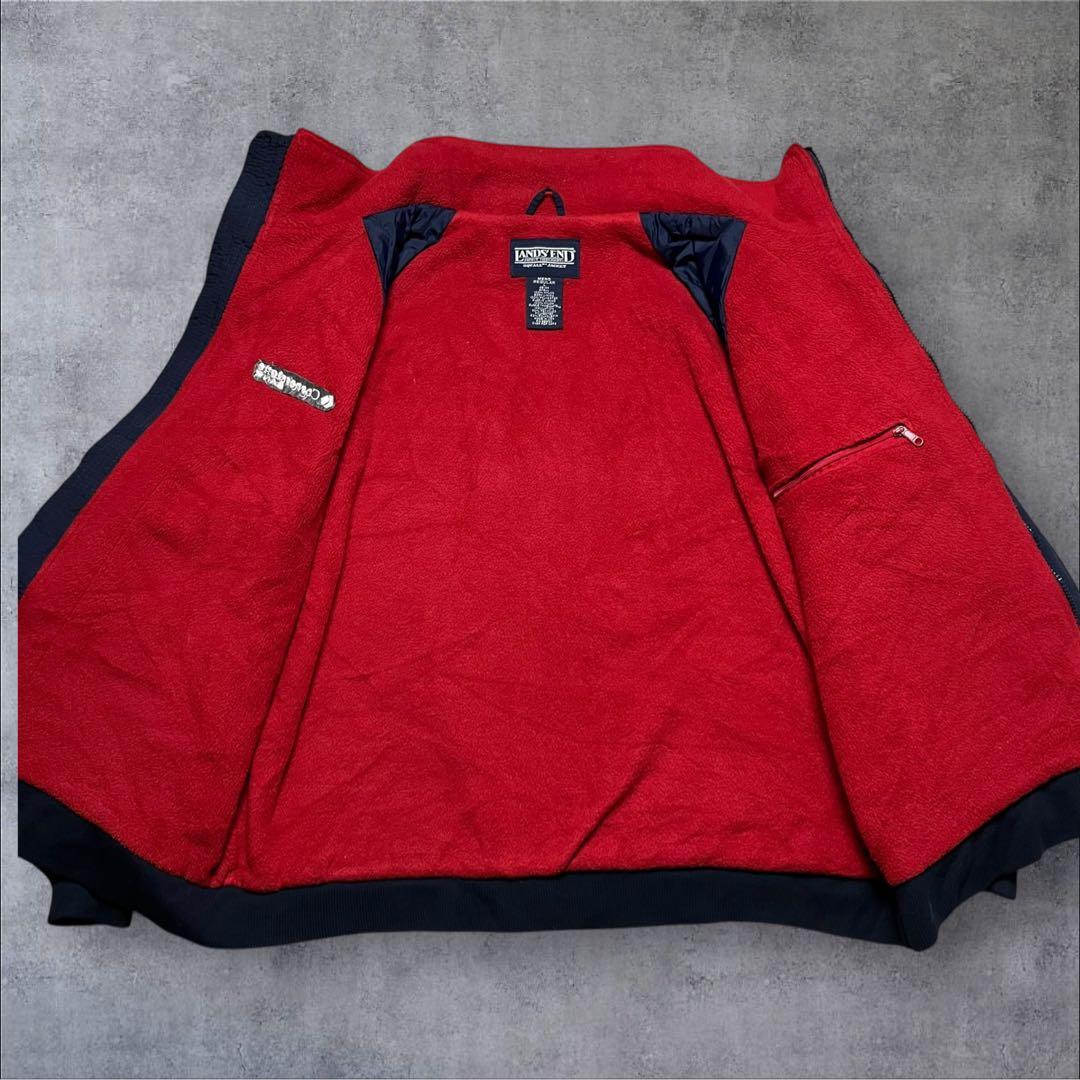 90s LANDS’END シェルドシンチラ ジャケット 企業ロゴ USA製