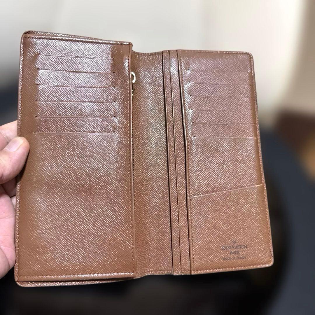 11☆美品☆モノグラム♪ポルトフォイユ ブラザ 二つ折り長財布