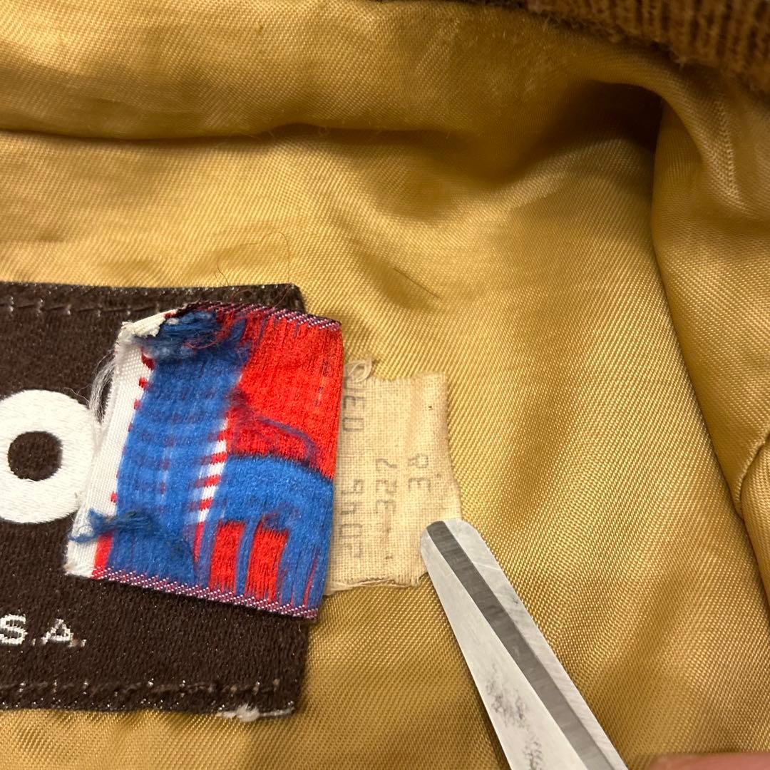 USA製 ショット スエード ボンバージャケット 38アメカジ ブルゾン 本革