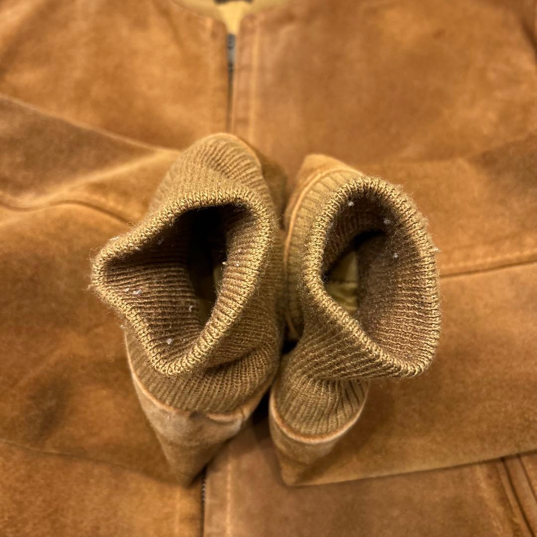 USA製 ショット スエード ボンバージャケット 38アメカジ ブルゾン 本革