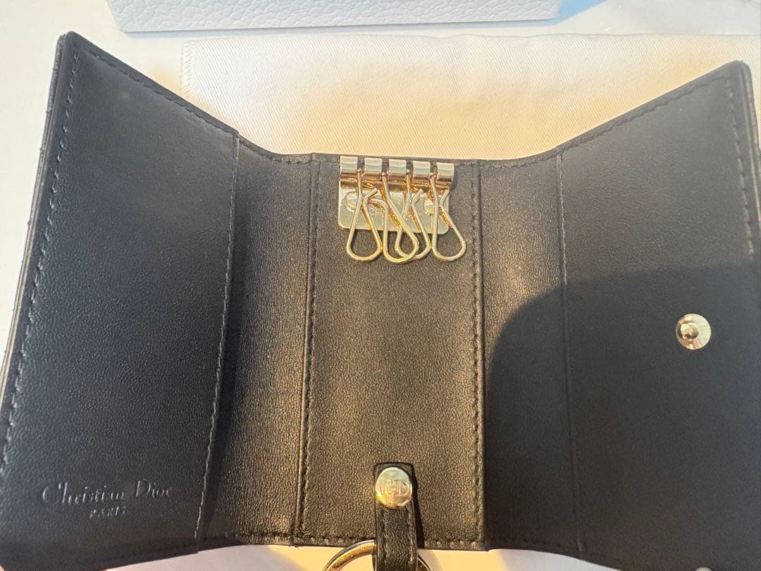 Dior ブラック LADY DIOR キーケース