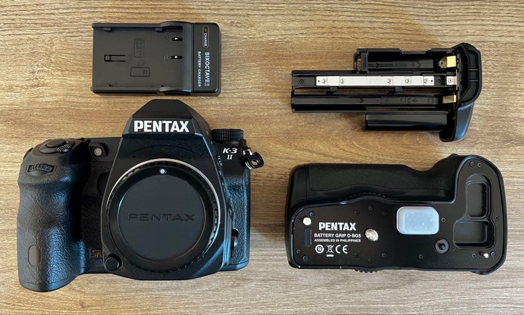 シャッター数3413回 美品 PENTAX K-3Ⅱ ボディ D-BG5セット