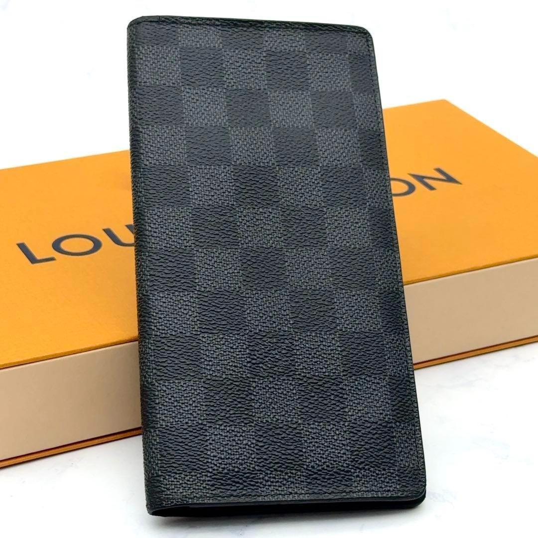【最高級美品】ルイヴィトン ダミエグラフィット ポルトフォイユ ブラザ　長財布