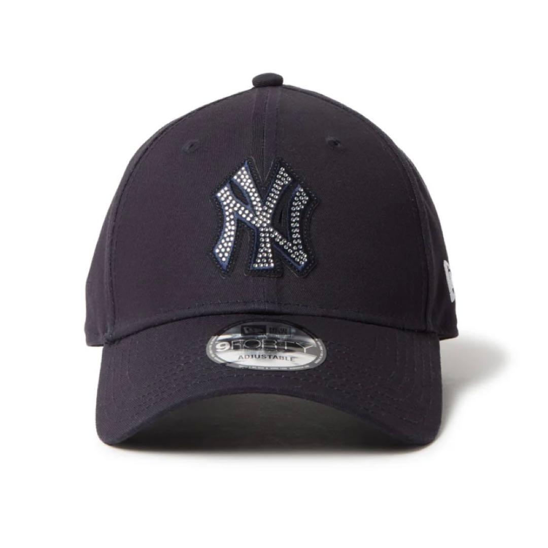 ニューエラ 9forty Rhinestone ヤンキース ネイビー