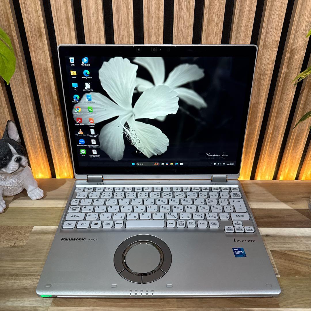 2in1 LTEモデル‼️Let's note QV1☘最高峰i7☘ノートパソコン
