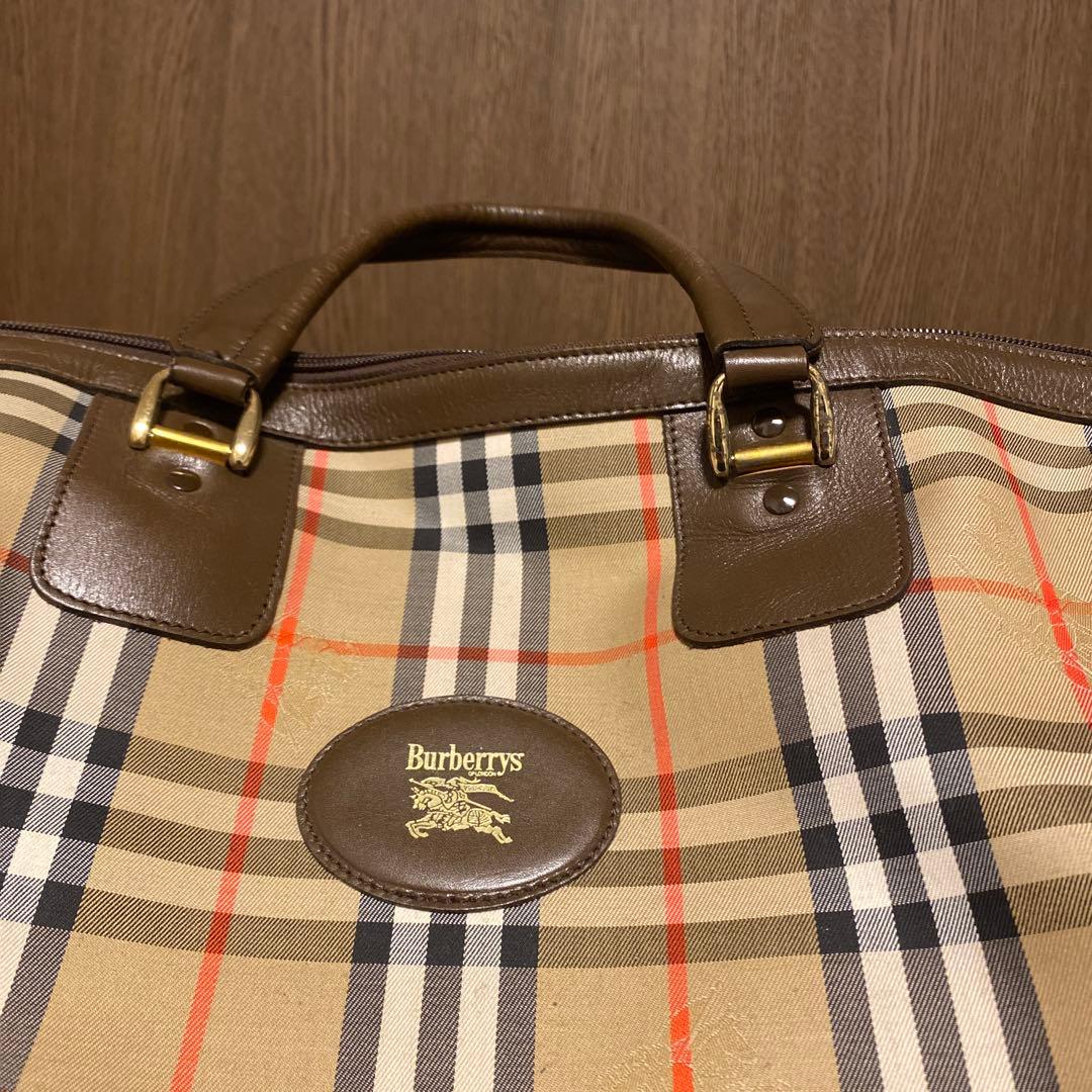 ★ 新年セール★Burberry ボストンバッグ チェック柄 良好