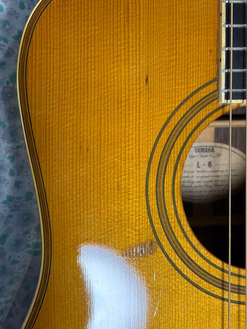 程度上❗️YAMAHAヤマハL-6 前期　ジャパンヴィンテージアコギ 調整済‼️