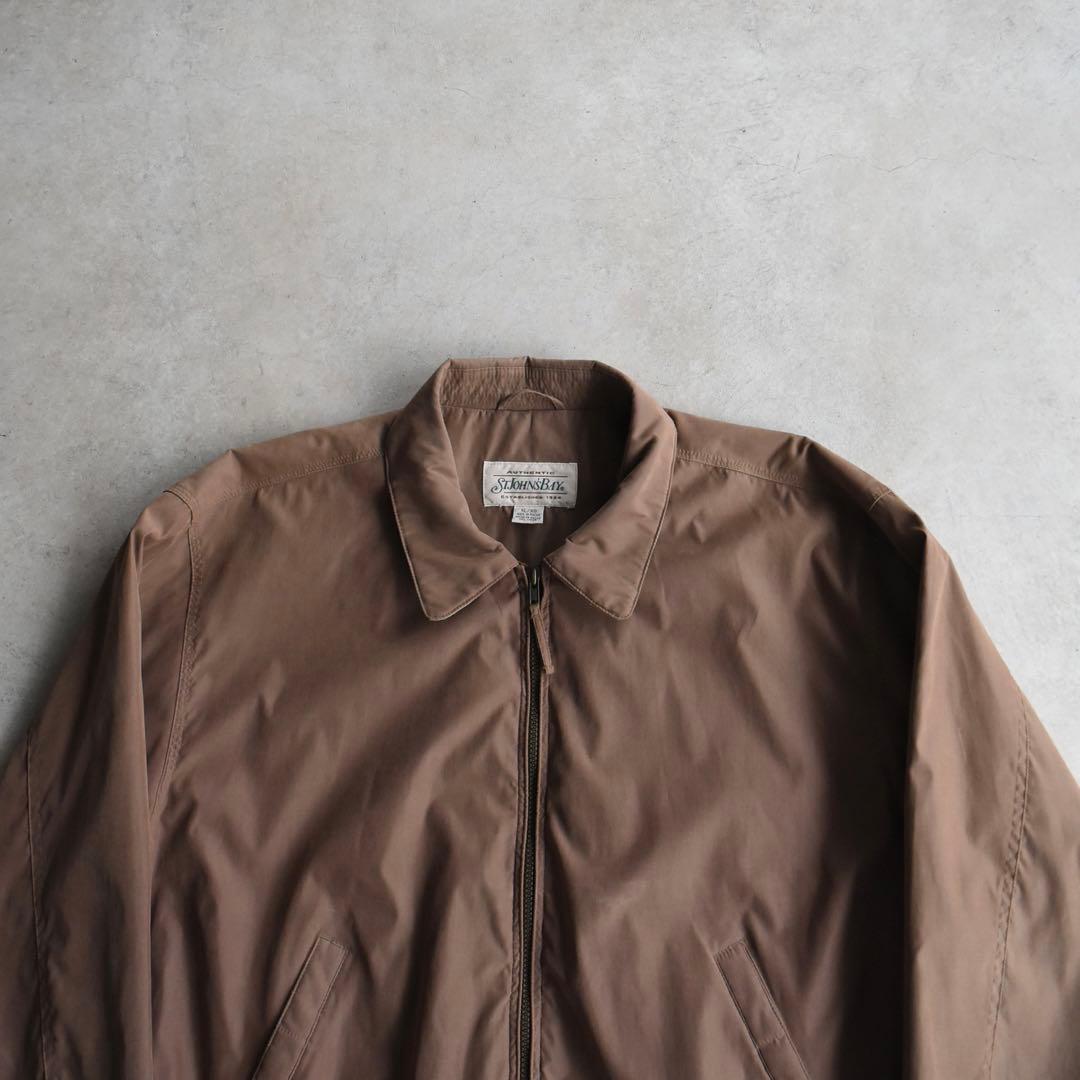 90s セントジョンズベイ ドリズラージャケット XL ハリントン ブラウン