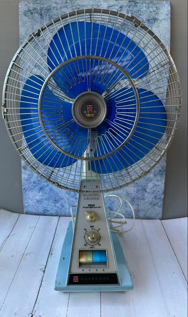 NATIONAL TYPE F-35FR 扇風機 3枚羽動作品 昭和レトロ