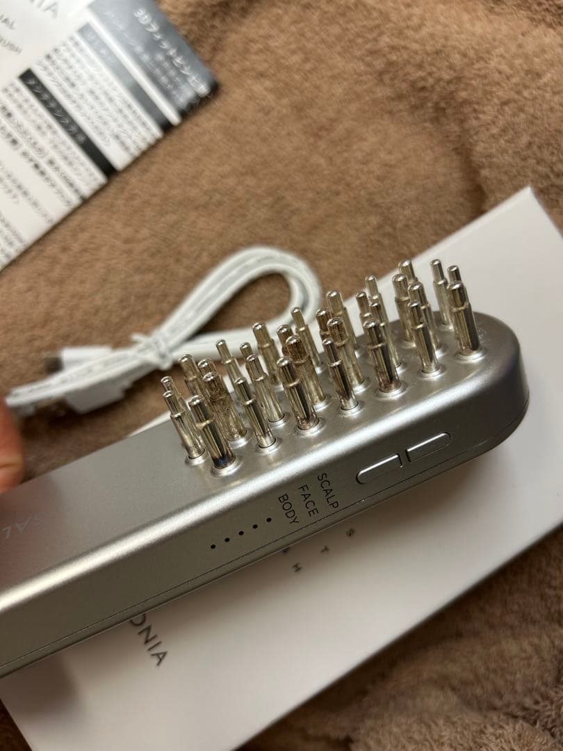 SALONIA イオンフェイシャルブラシ　SALONIA EMSリフトブラシ