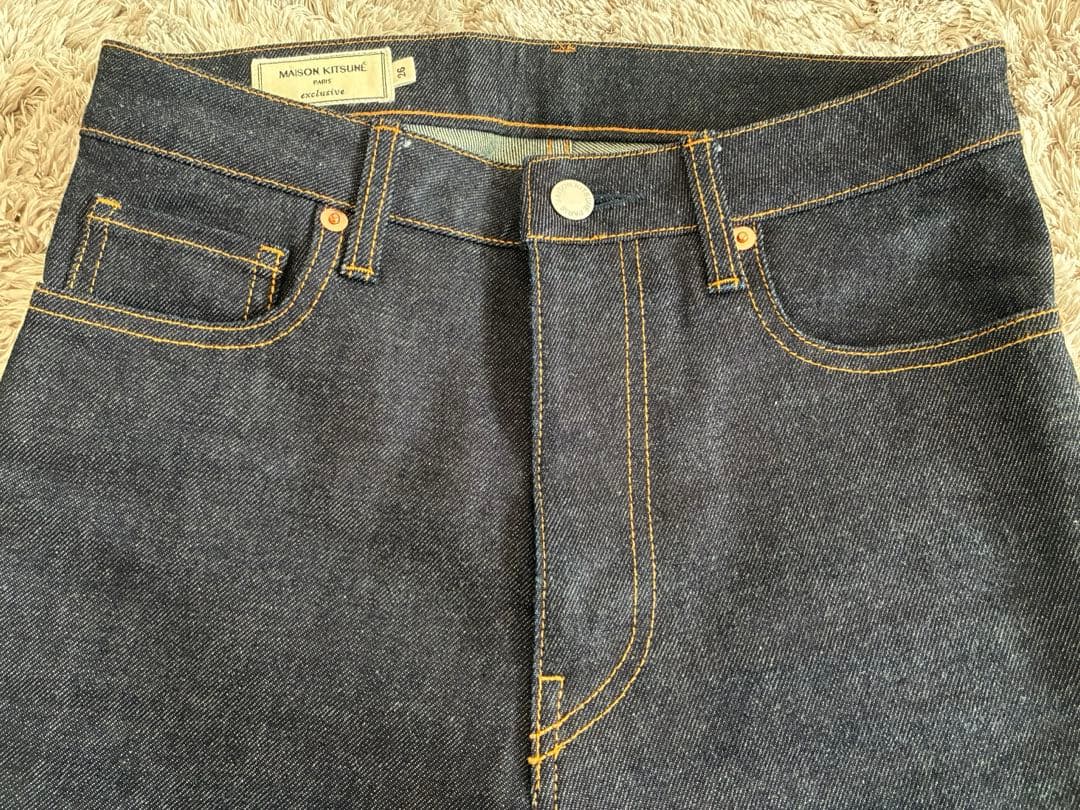 MAISONKITSUNE ジャパンスリムフィットデニム 26 S・XS相当