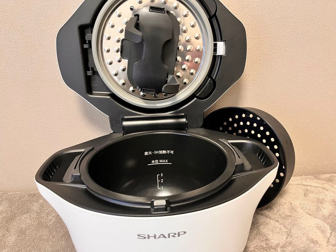 【美品】SHARP ヘルシオ ホットクック 1.6L KN-HW16G