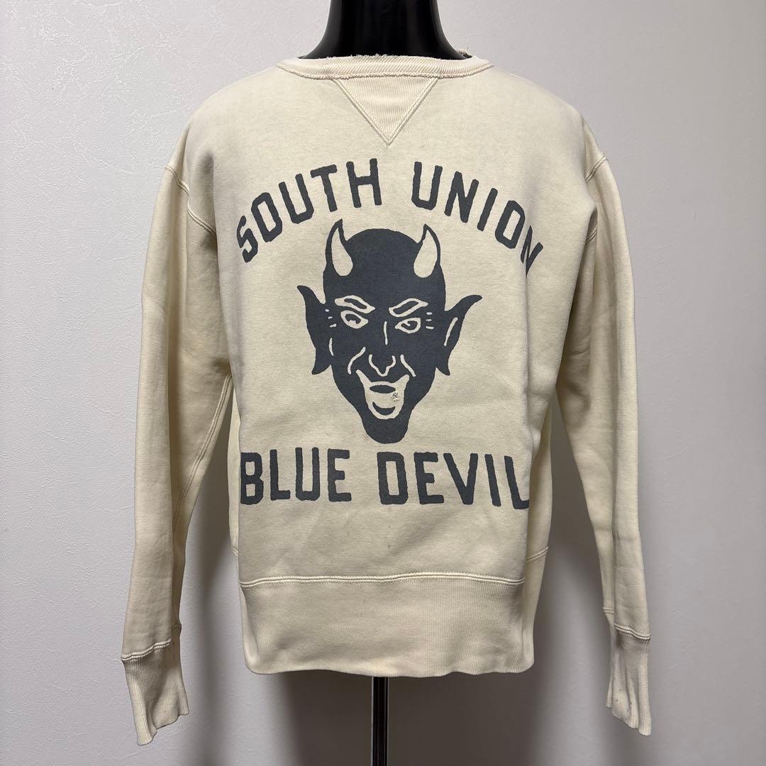 【カスタム】フリーホイーラーズ　50'S BLUE DEVILS染み込みプリント