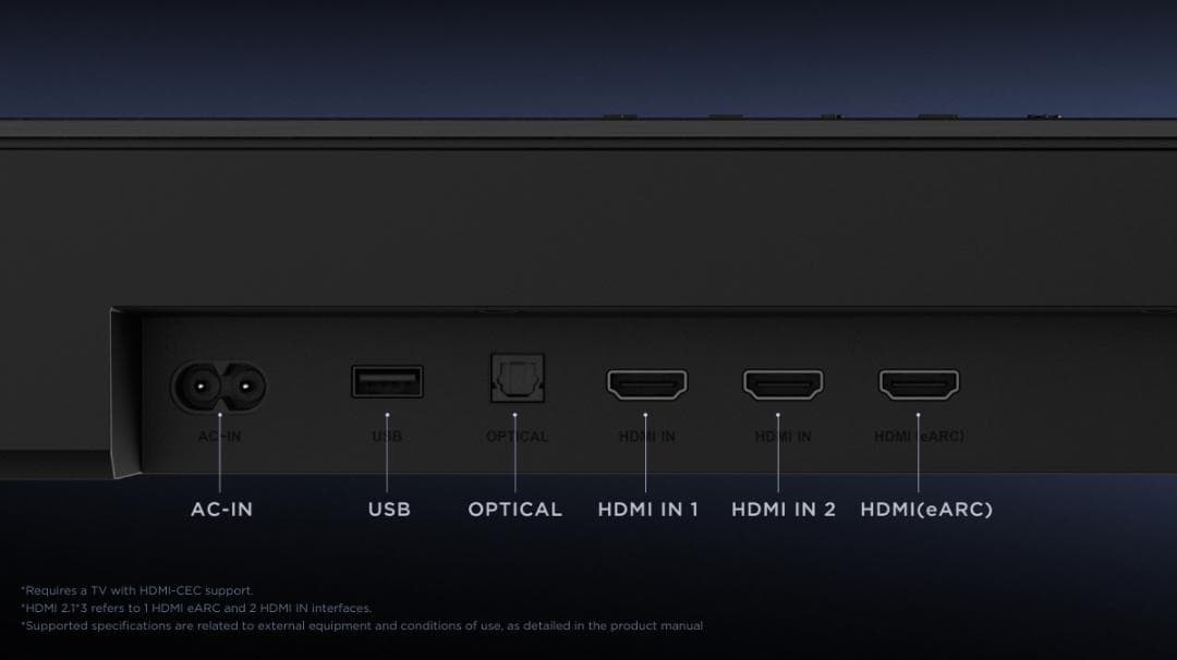 TCL 【Q85h pro】 7.1.4chサウンドバー 出力860w