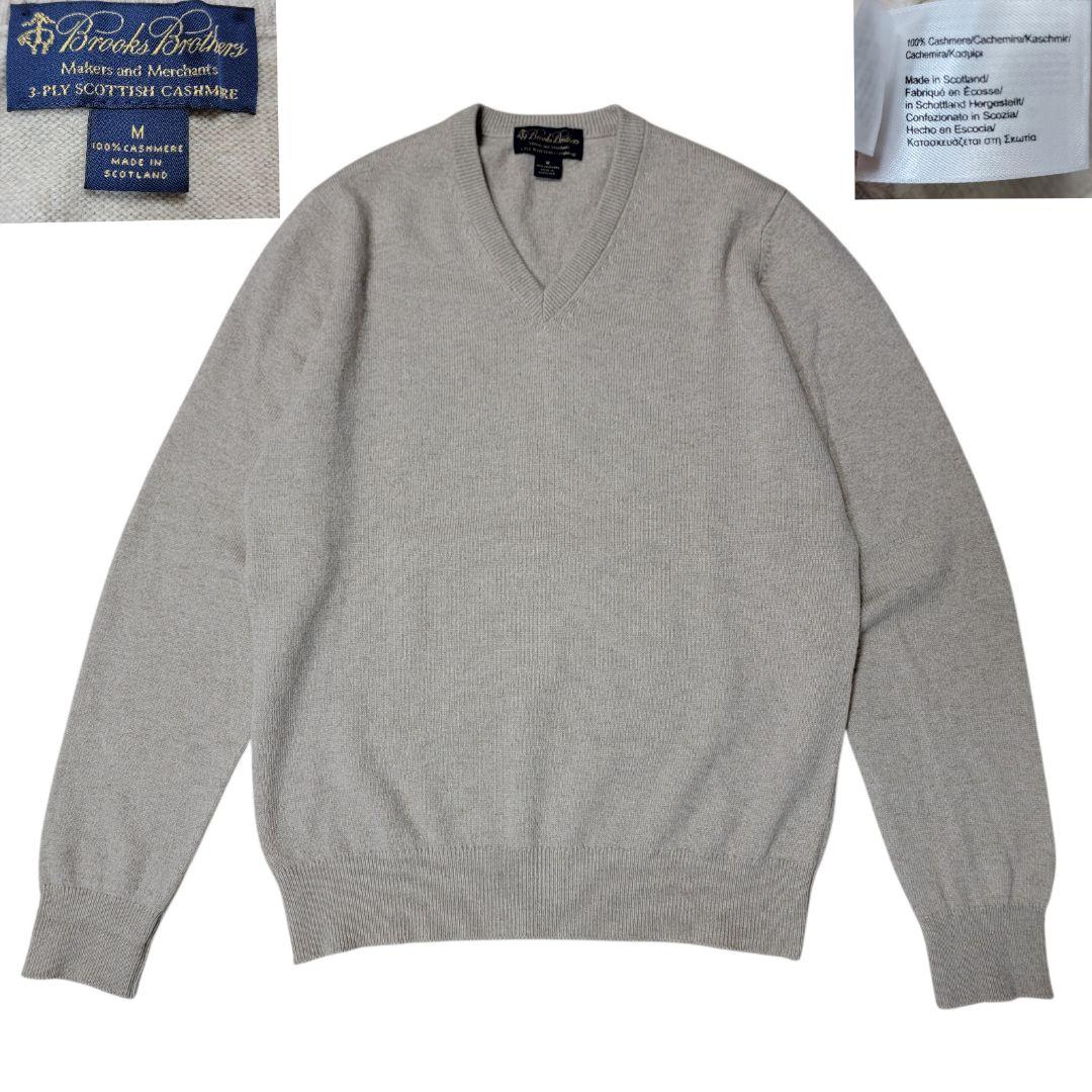 ブルックスブラザーズ 3-Ply Scottish Cashmere ニット