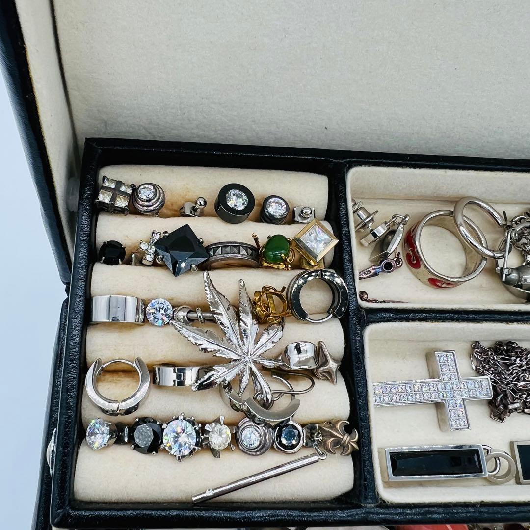 イミテーションアクセ まとめピアス ネックレス リング925刻印pt900ピアス