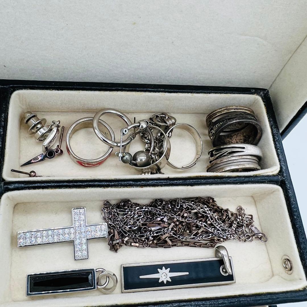 イミテーションアクセ まとめピアス ネックレス リング925刻印pt900ピアス