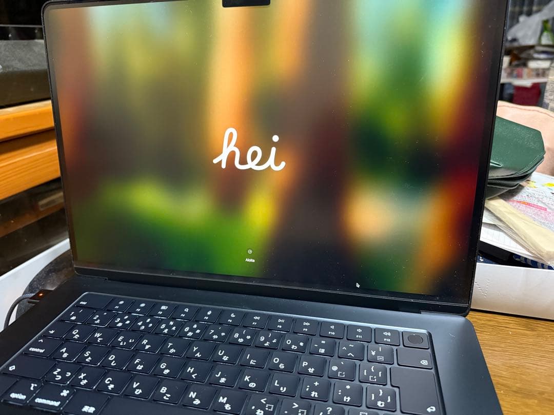 MacBook Air 15インチ M3 16GB 256GB バッテリー96%