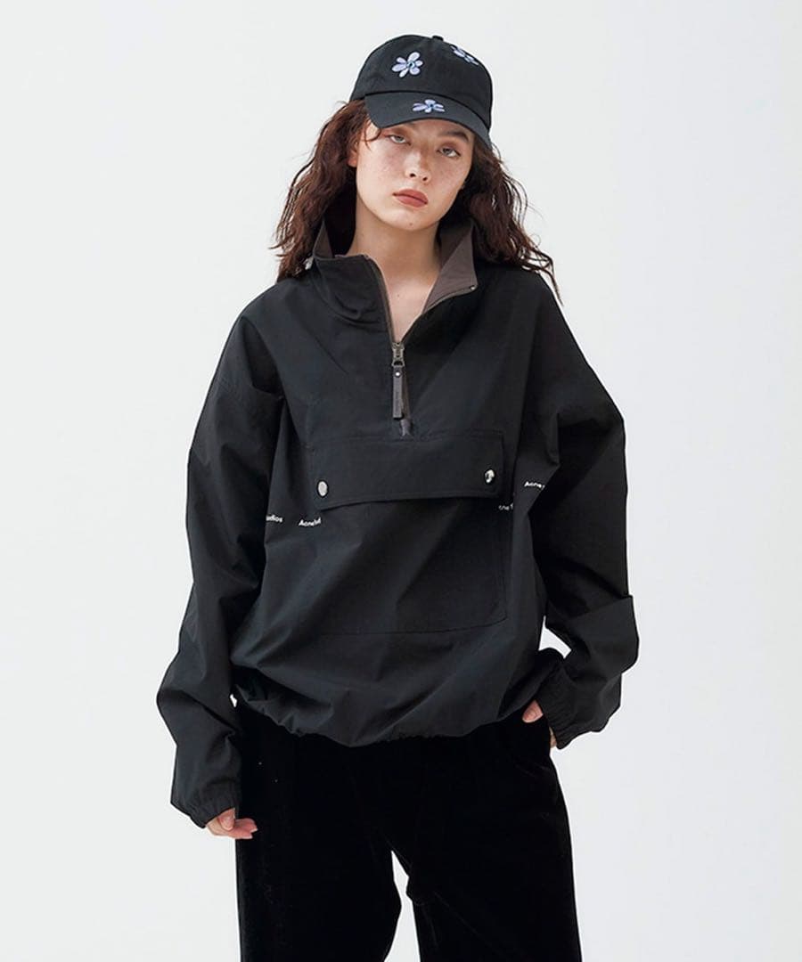 Acne Studios ブラック ナイロンジャケット 44