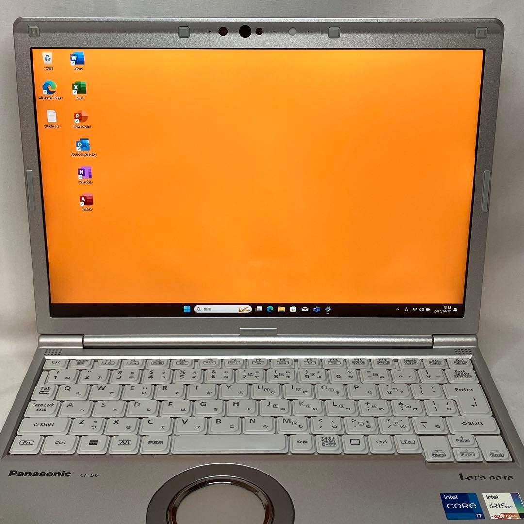 準美品 CF-SV1 11世代 i7 16GB 512GB WUXGA オフィス