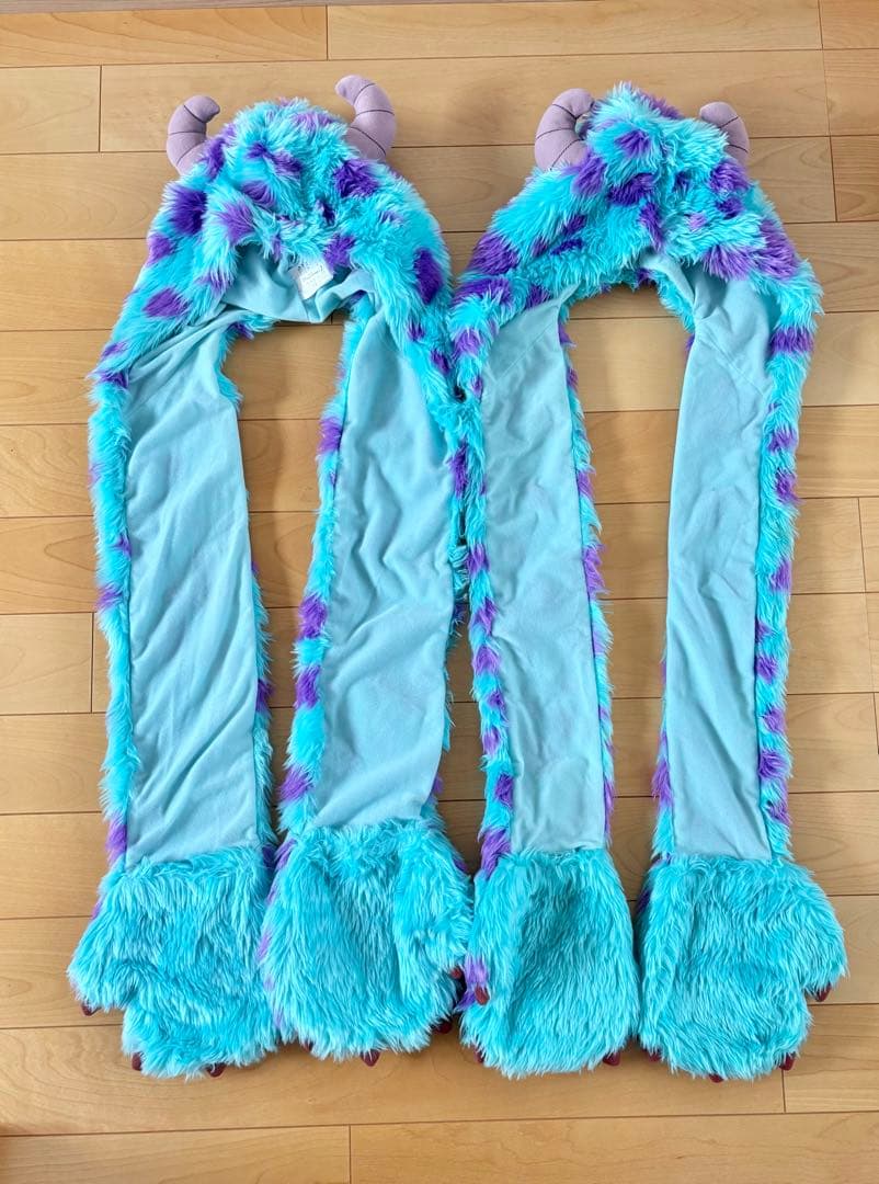 みゃお　ディズニー　サリー　マフラーキャップ　ファンキャップ　2つセット