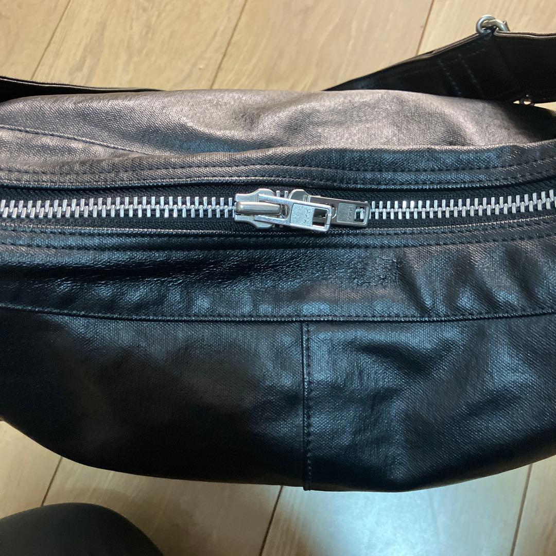 PORTER ショルダーバッグ ブラック　三日月