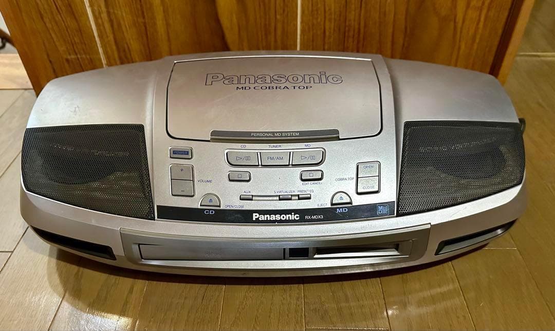 Panasonic RX-MDX3 パーソナルMDシステム　（CD/MDデッキ）