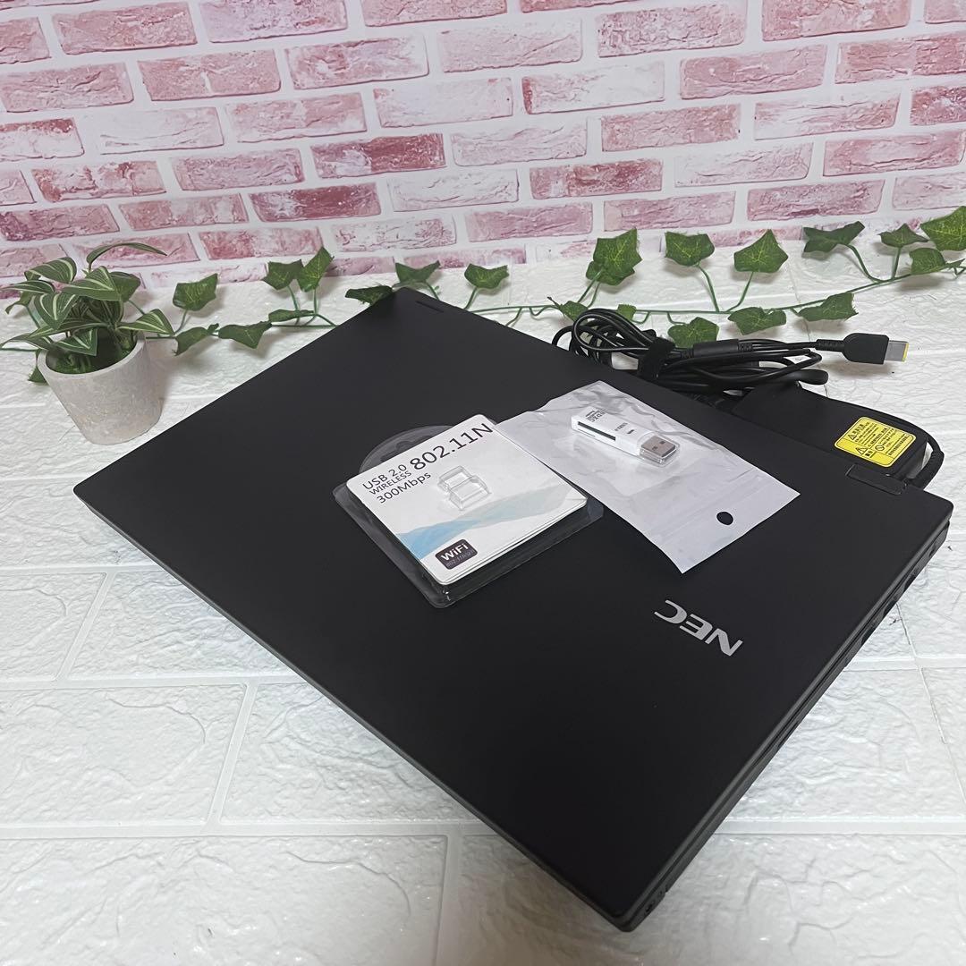 中古NECパソコンSSD256GB メモリ8GB★Win11 ノートPC552