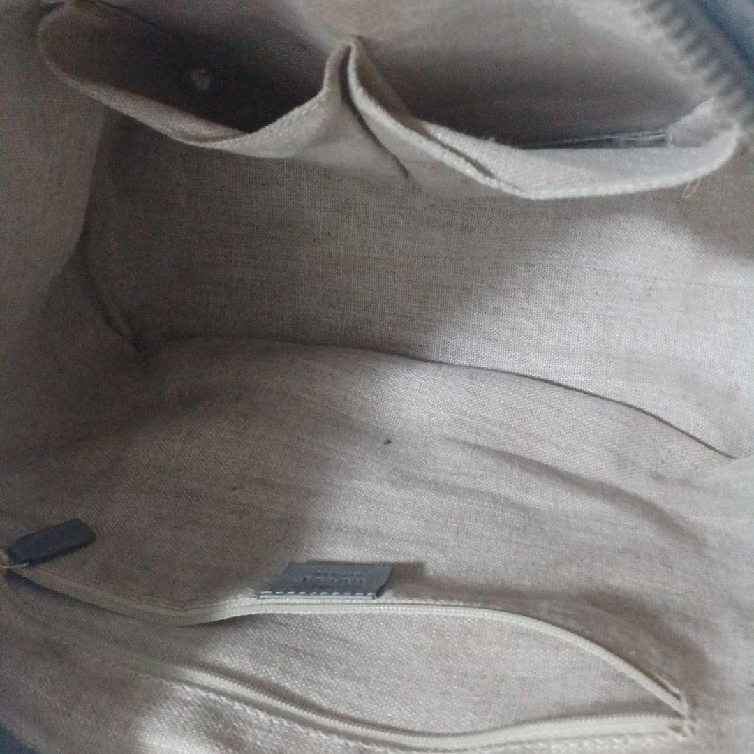 GUCCI グレー ハンドバッグ　ショルダーストラップ2way